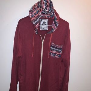 Zip up hooded jacket by Beautiful Giant